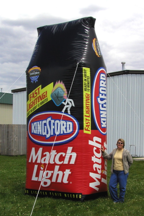 Inflatable Product Replicas kingsford match lite 15'